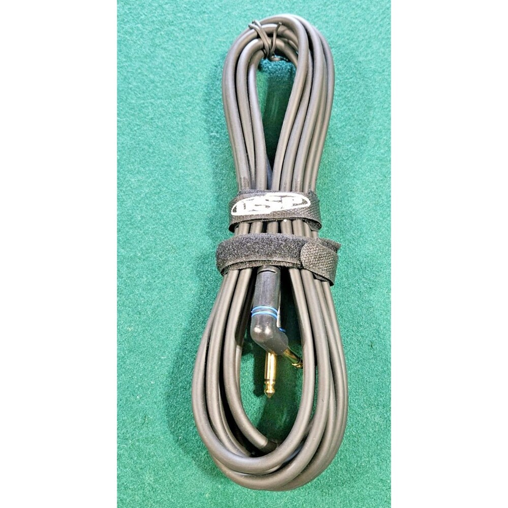 20 ft 1/4" Male Instrument Guitar Bass Amp Cable Cord straight 90 degree plugs